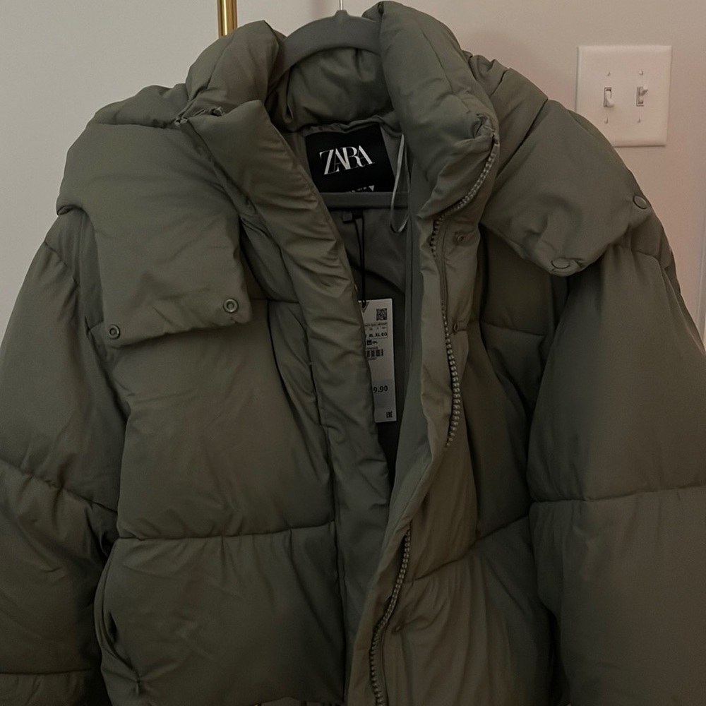Zara puffer coat